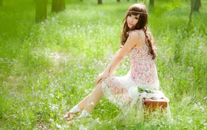 养眼大图美女桌面壁纸_5