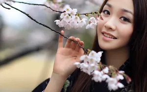 清纯可人的小学妹壁纸_4