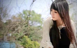 清纯可人的小学妹壁纸_16