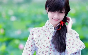 清纯可爱的小美女图片_2