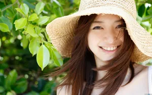 白裙子美女壁纸_6