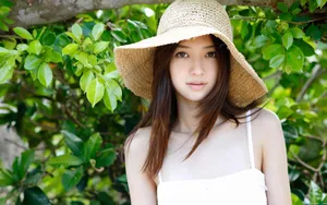 白裙子美女壁纸_7