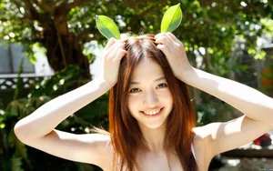 白裙子美女壁纸_13