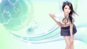 好看的美女图片桌面壁纸_10