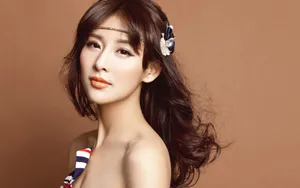 贾青甜美高雅壁纸_5