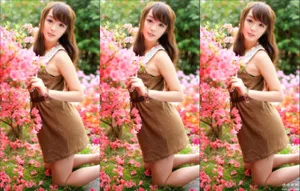 花海中的妩媚清纯女孩-黄诗思_7