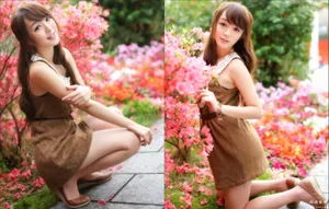 花海中的妩媚清纯女孩-黄诗思_8