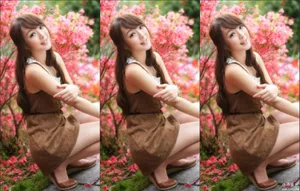 花海中的妩媚清纯女孩-黄诗思_12