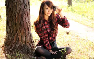 养眼美女壁纸-黄诗思