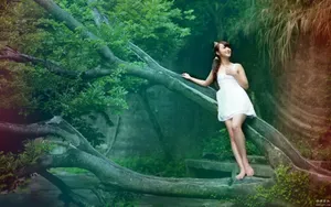 如梦如幻美女壁纸（黄诗思）_2