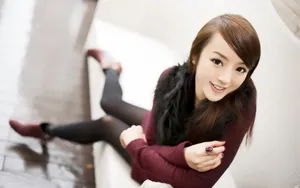 黄诗思美女桌面壁纸