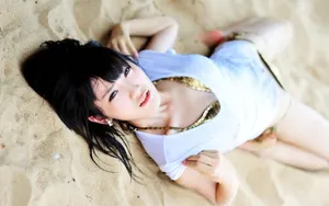 青春美女桌面壁纸_2