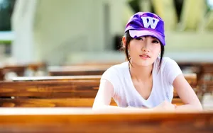 青春美女桌面壁纸_4
