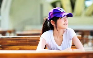 青春美女桌面壁纸_5