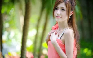 青春靓丽美少女壁纸