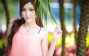 青春靓丽美少女壁纸_2