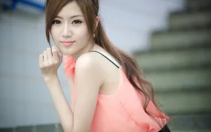 青春靓丽美少女壁纸_4
