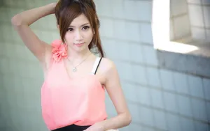 青春靓丽美少女壁纸_5
