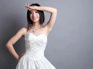 王若涵婚纱壁纸