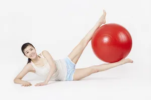 女性健身运动写真_4