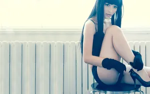 美女何静momo壁纸_9