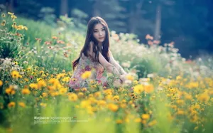 花间精灵美女_5