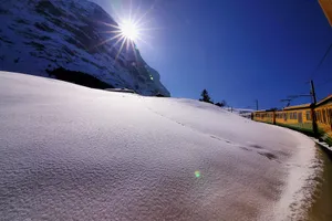 阿尔卑斯山雪山风景壁纸_5