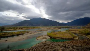 西藏尼洋河风景壁纸_2