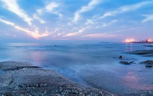 清晨大海风景壁纸_2