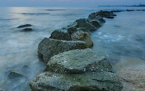清晨大海风景壁纸_3