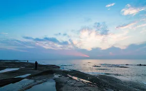 清晨大海风景壁纸_4