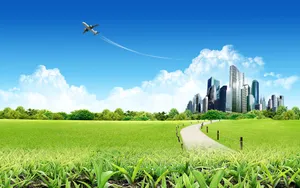 划破天空美景图片壁纸_6