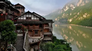 重庆龚滩古镇风景图片_9