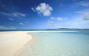 唯美海岸沙滩风景图片_18