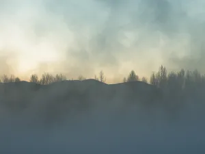 唯美晨雾图片壁纸_6