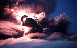 火山喷发图片_3