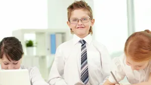 可爱的小学生图片_2