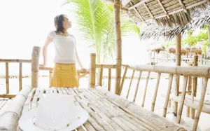 夏日海边沙滩女孩壁纸_4