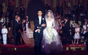 黄晓明baby婚礼婚纱照片图片_4
