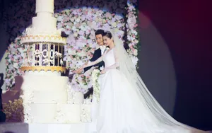 黄晓明baby婚礼婚纱照片图片_5