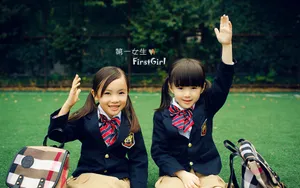 萌音萝莉组合first girl壁纸_11