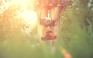 相机少女摄影图片_6