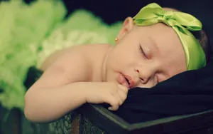 睡梦中可爱Baby婴儿壁纸_9