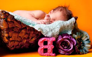 睡梦中可爱Baby婴儿壁纸_10