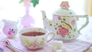 精美瓷器茶壶茶杯图片_7