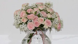 花瓶鲜花插花图片大全_3