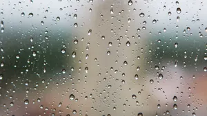 玻璃上的雨滴图片_6