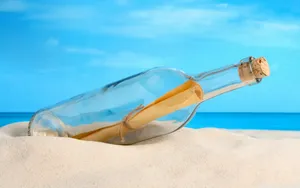 漂流瓶唯美桌面壁纸
