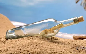 漂流瓶唯美桌面壁纸_6