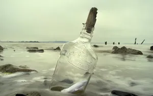 漂流瓶唯美桌面壁纸_9